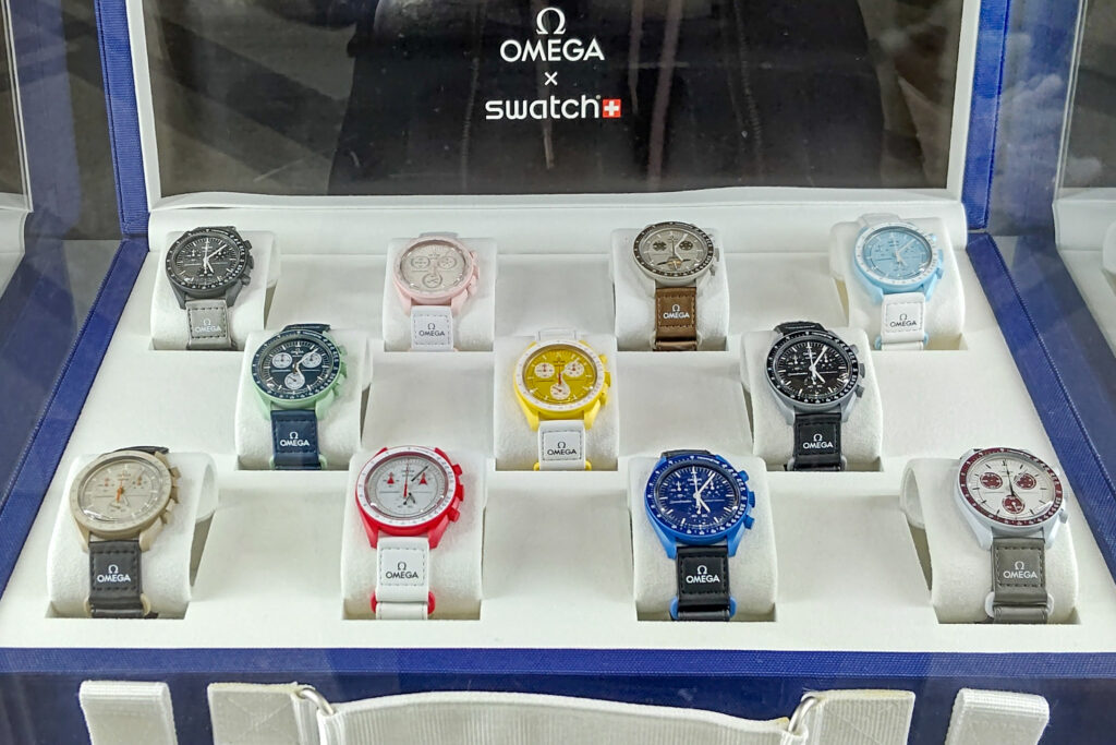 Omegaオメガ× Swatch スウォッチ スピードマスター用 互換ベルト白